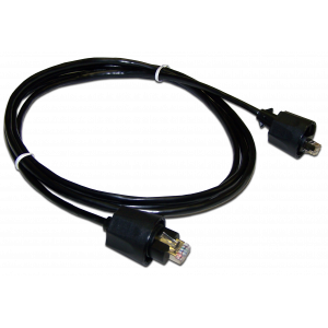 LANMASTER FTP industrial patch cord, cat.5e, IP68, black